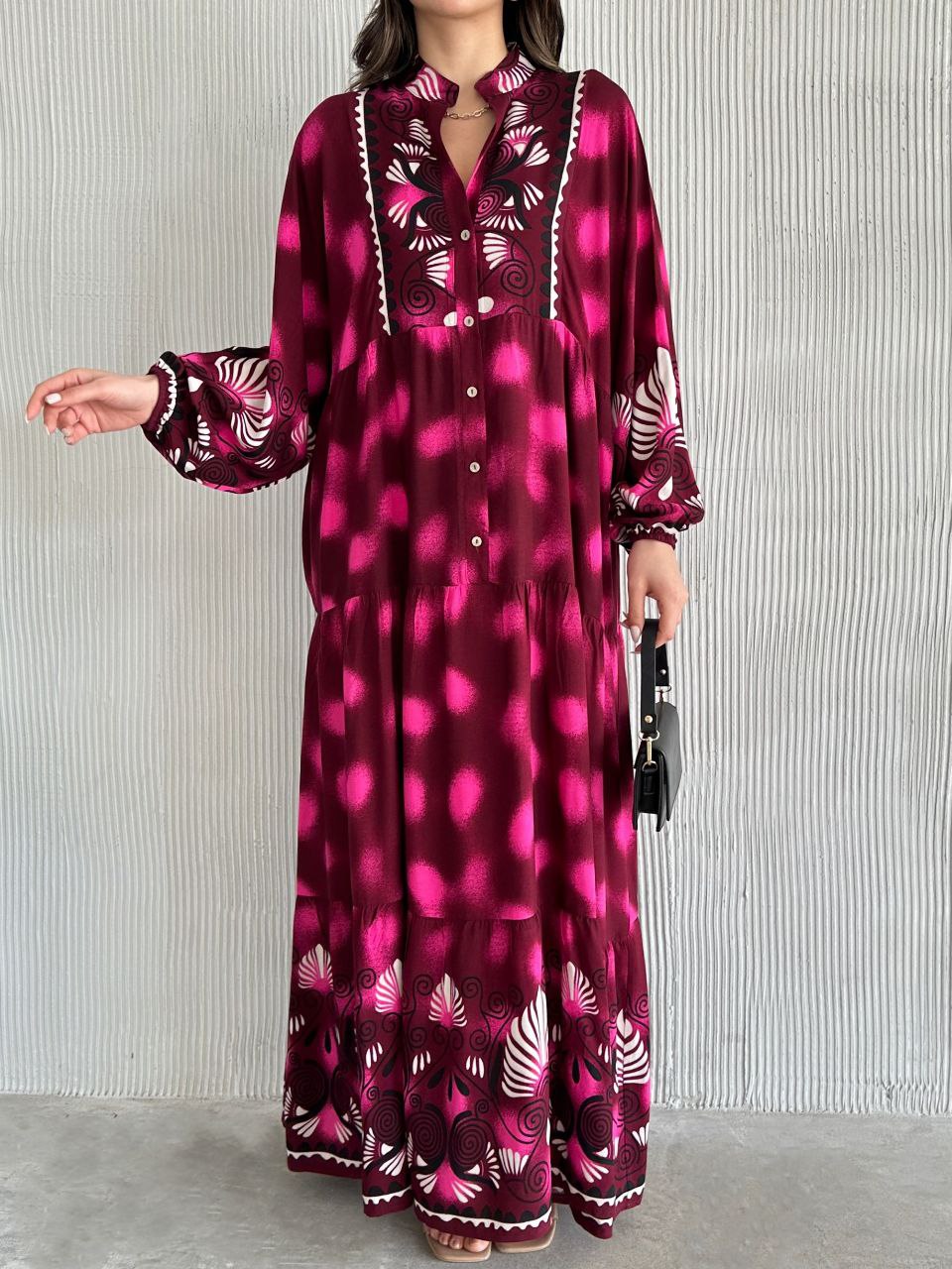 Robe Longue à motifs imprimés