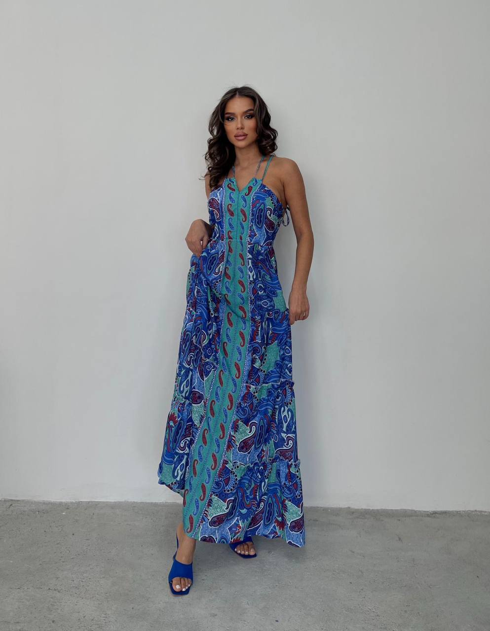 Robe Midi à Fleurs Pastels