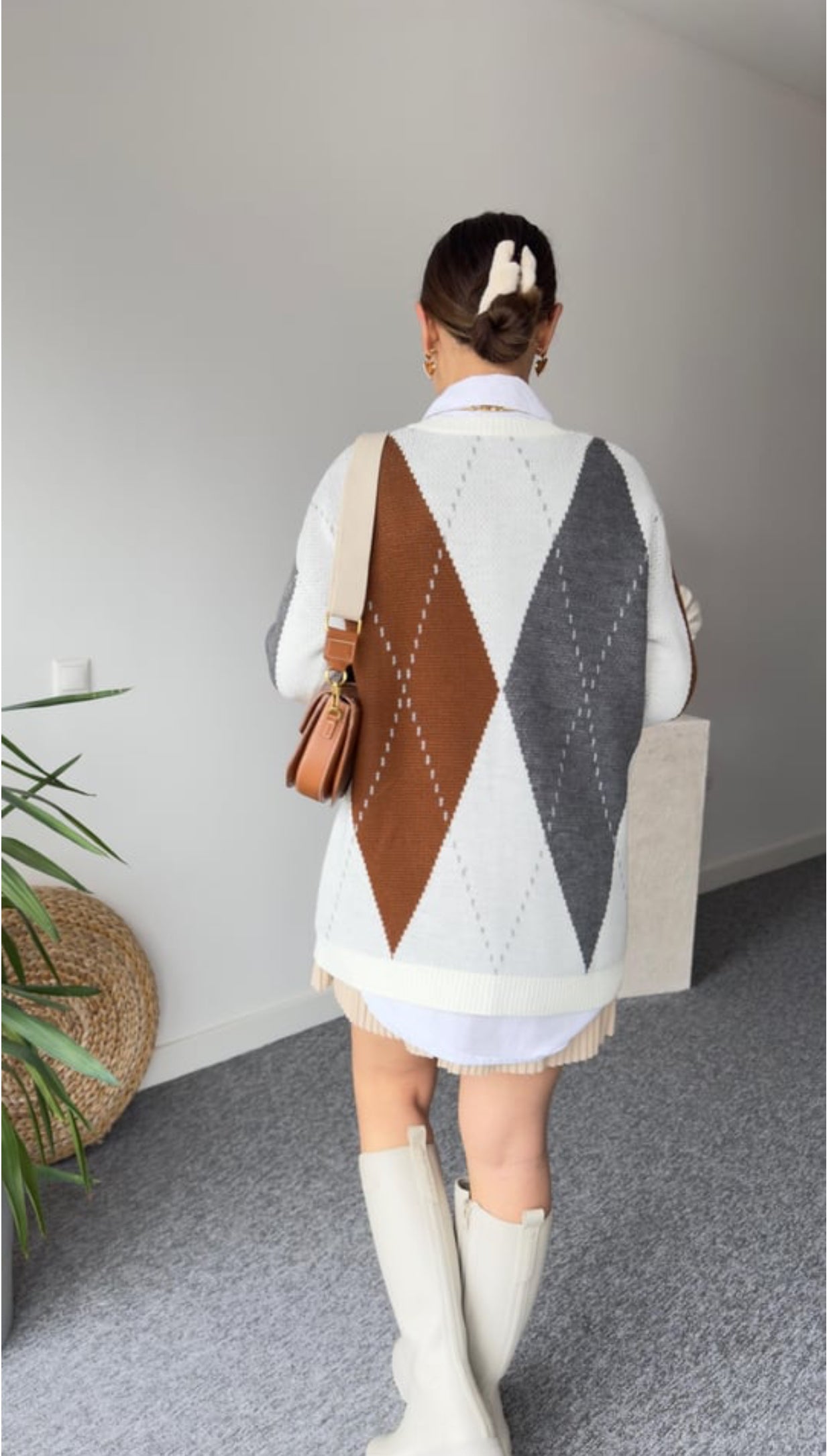 Pull en maille jacquard