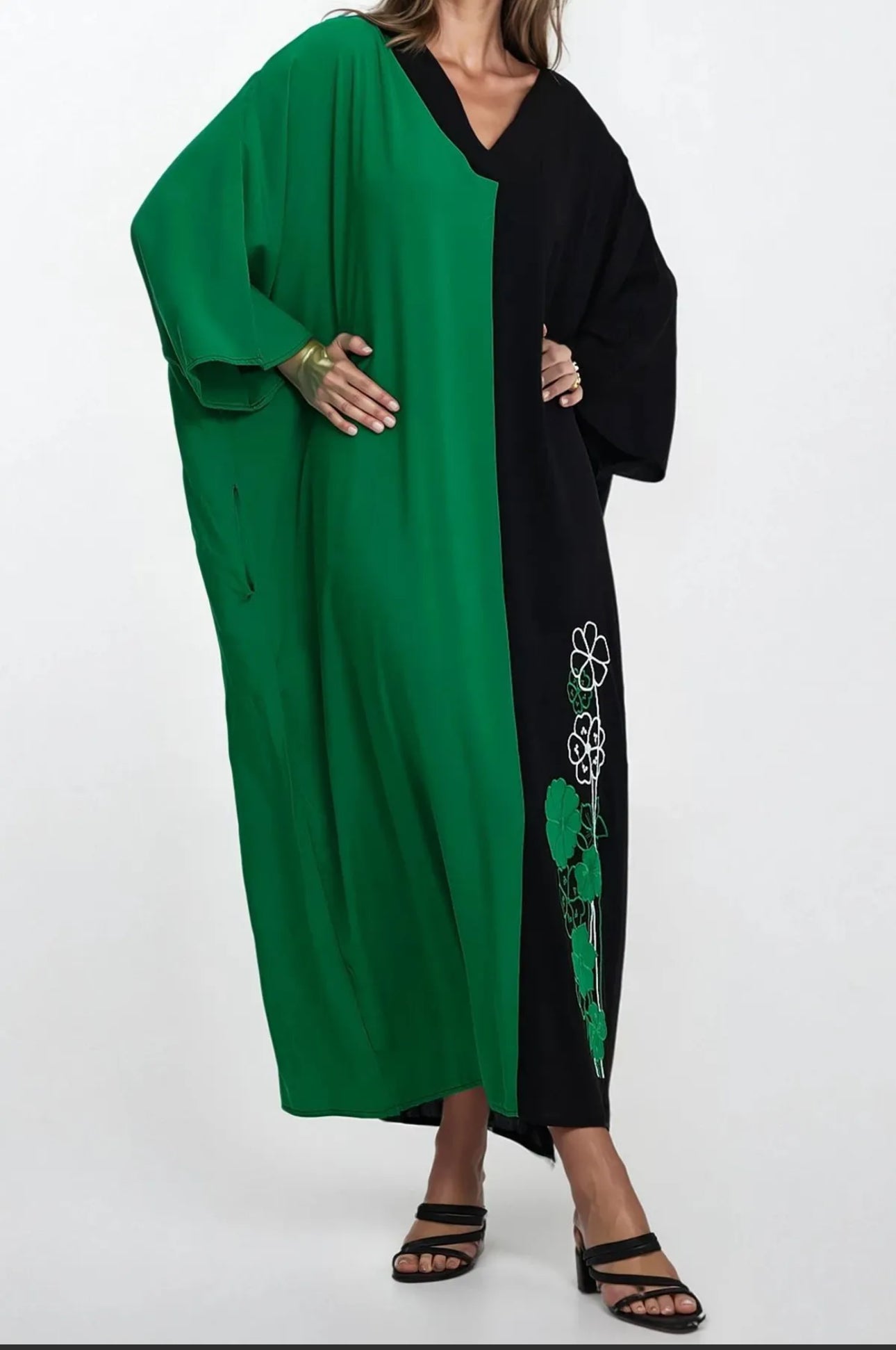 Robe Évasion Noir et Vert
