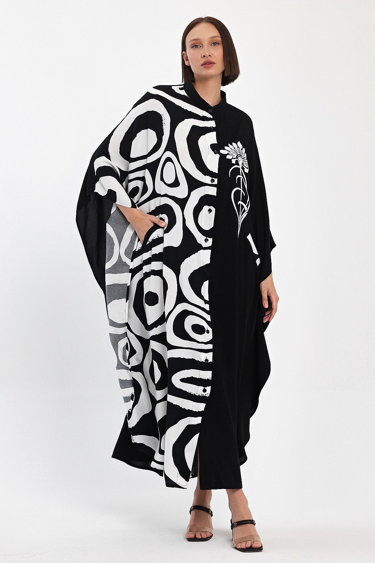 Robe Maxi à Motifs Bohèmes