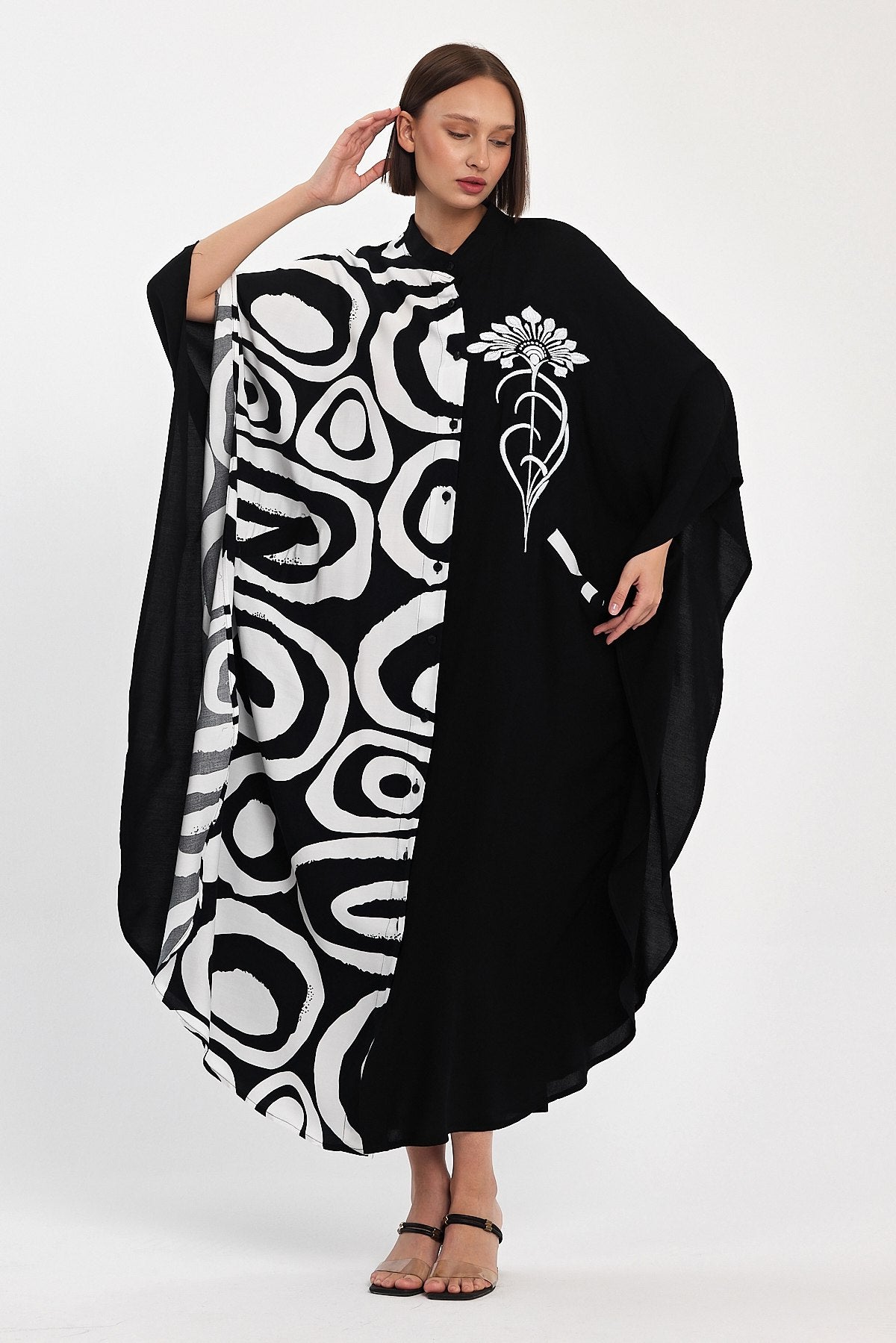 Robe Maxi à Motifs Bohèmes