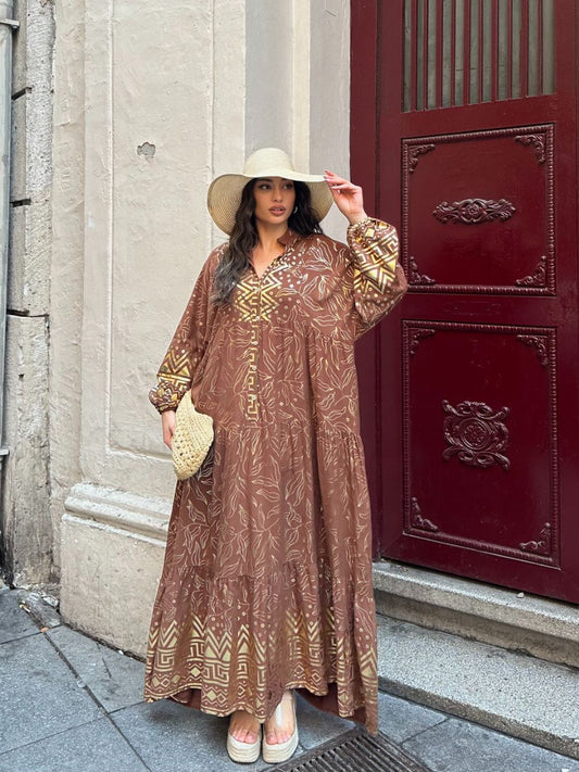 Robe longue bohème “Terra Chic”