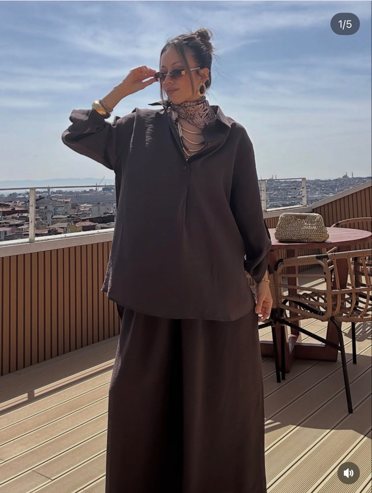 Ensemble Oversize Chic Taupe