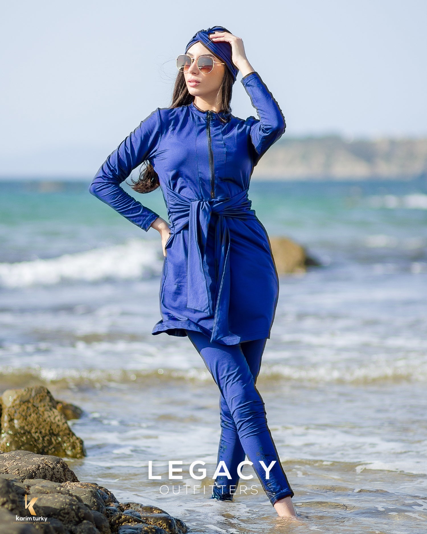 Burkini Maillot de Bain Femme voilée Bordeaux | MAYA SQUARE Burkini Maillot de Bain Femme voilée Bordeaux | MAYA SQUARE