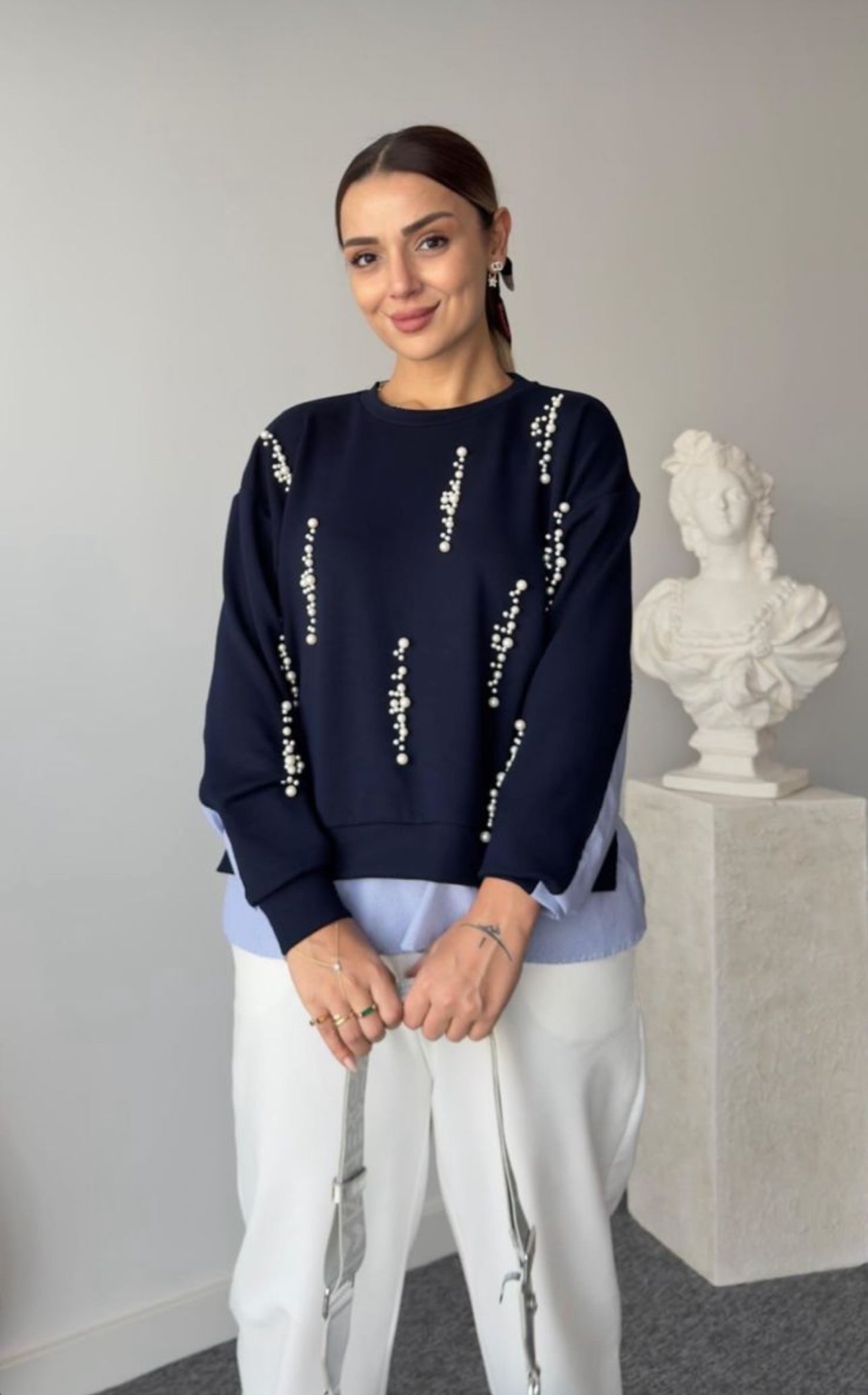 Sweatshirt Bleu Nuit