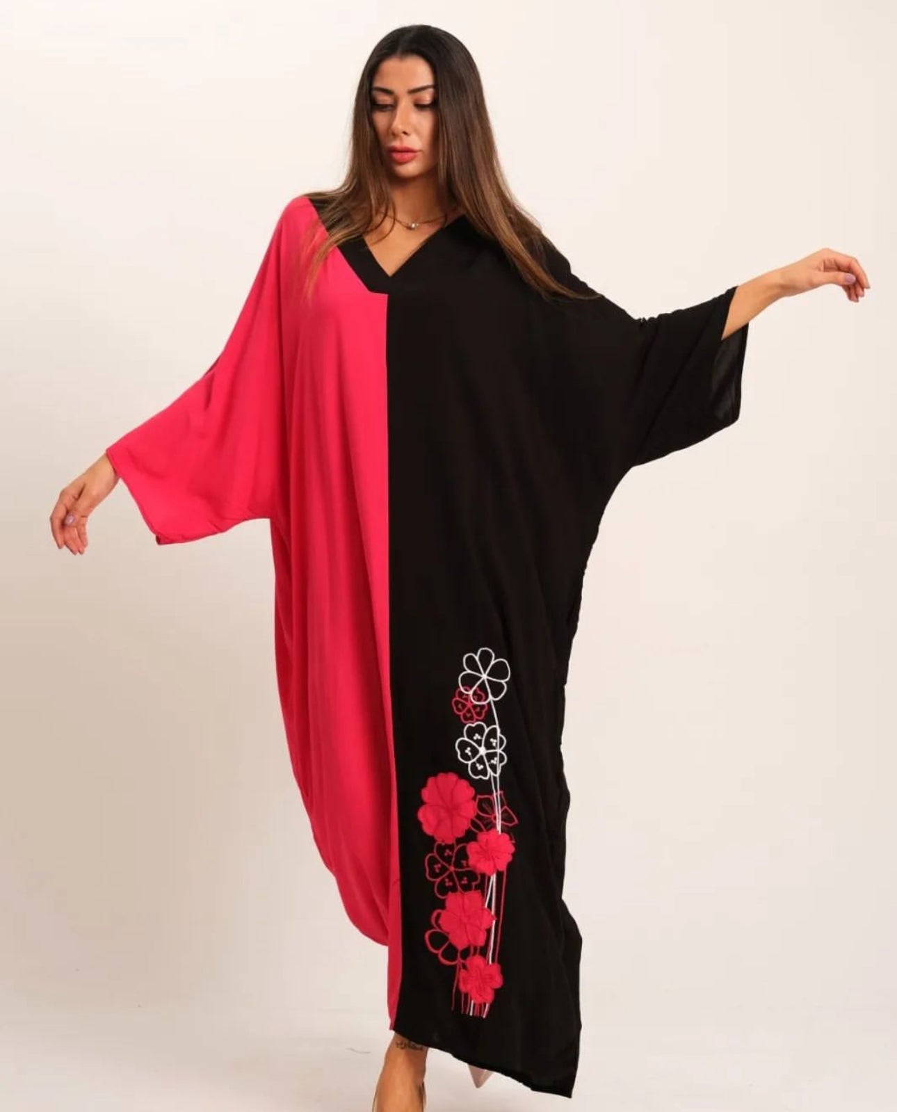 Robe Évasion Noir et Rouge