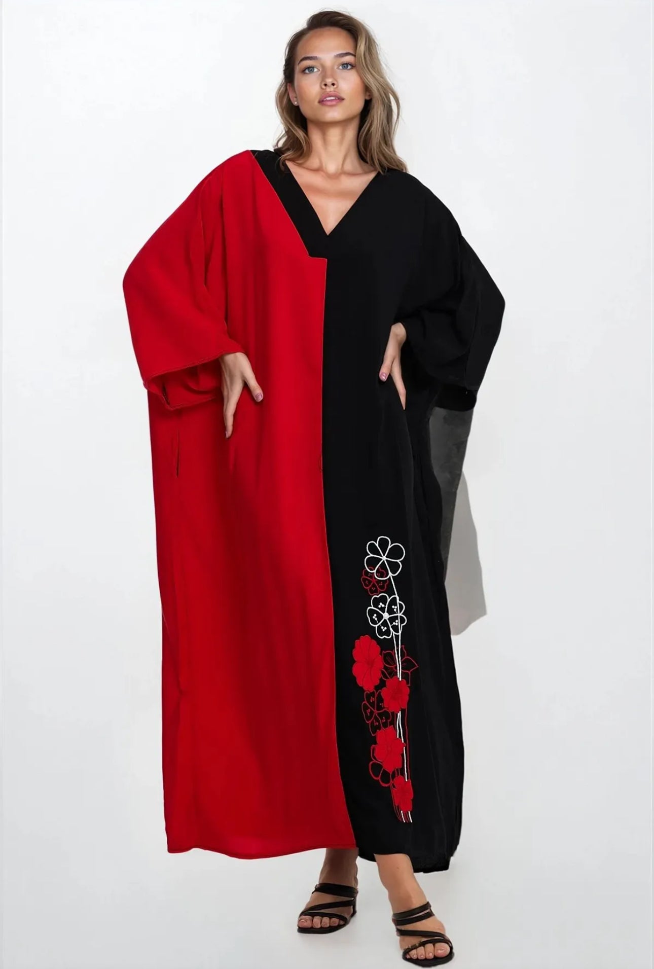 Robe Évasion Noir et Rouge