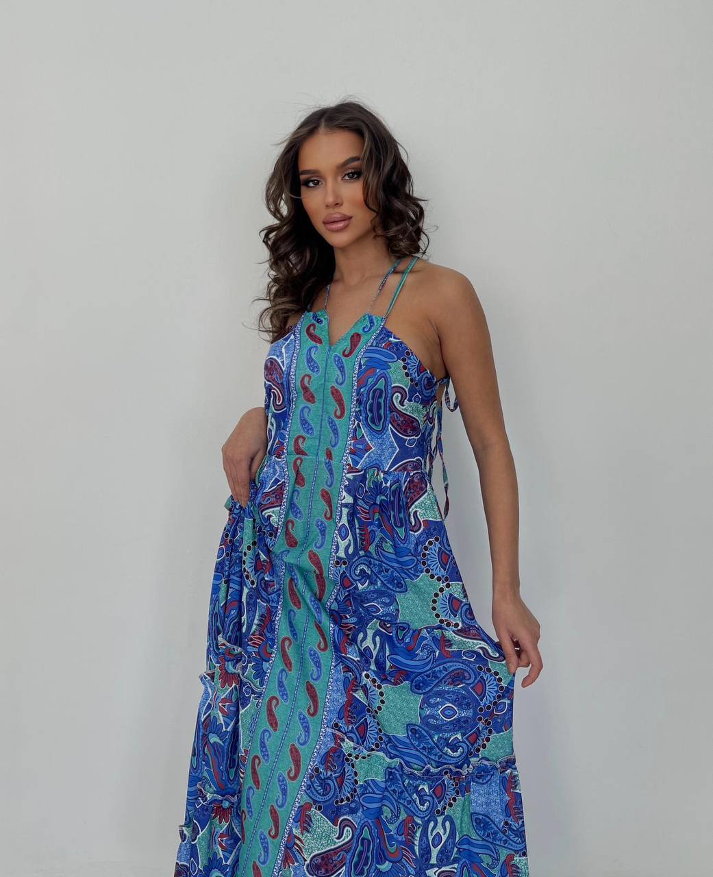 Robe Midi à Fleurs Pastels
