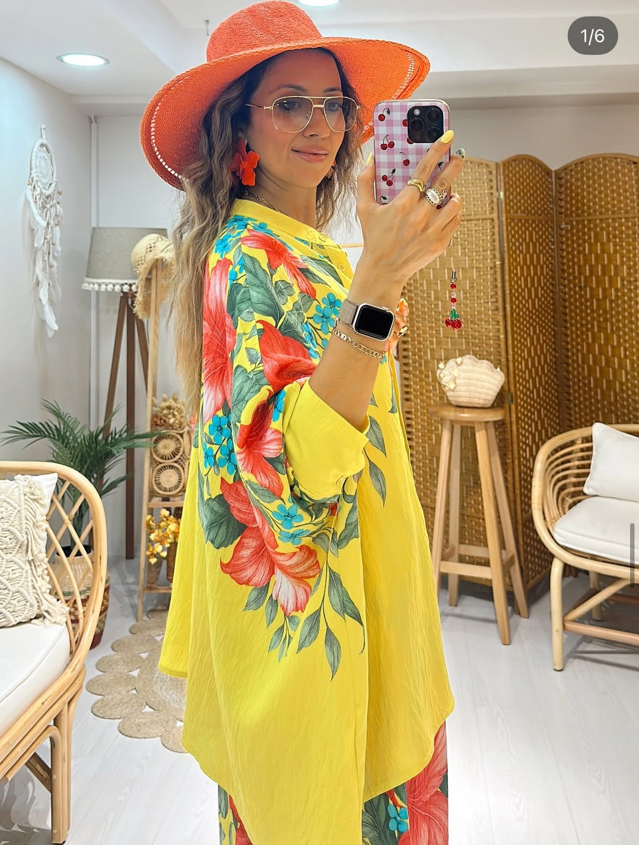 Ensemble “Tropic Vibes” – Chemise & pantalon fleuris