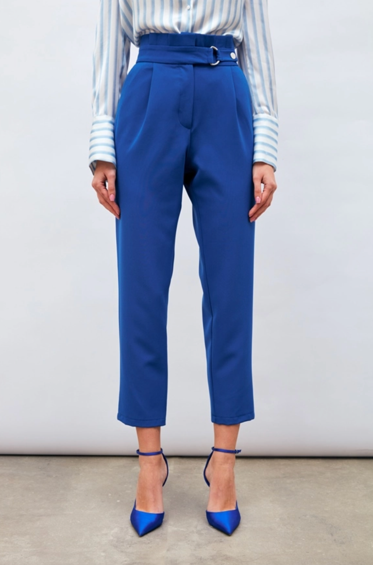 Pantalon Bleu avec ceinture