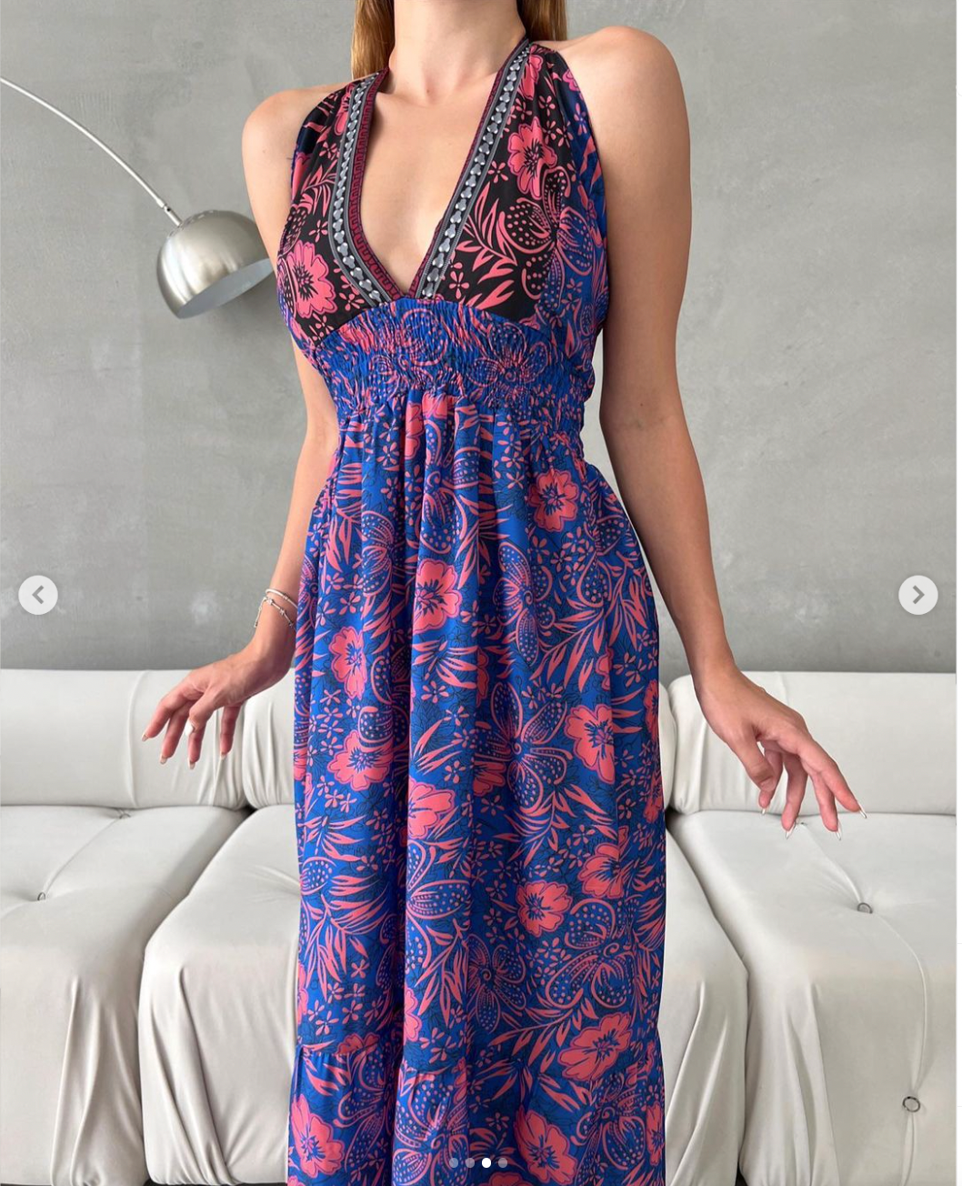 Robe longue sans manche