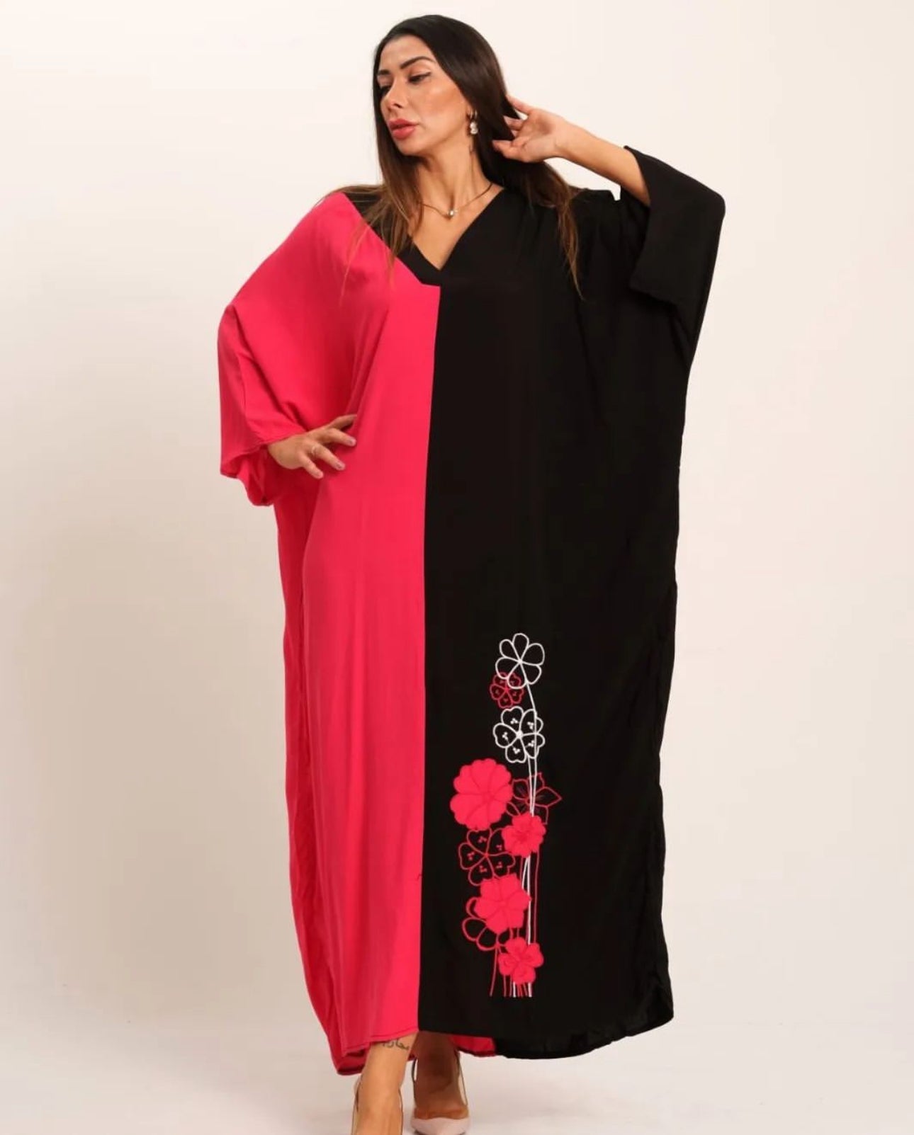 Robe Évasion Noir et Rouge