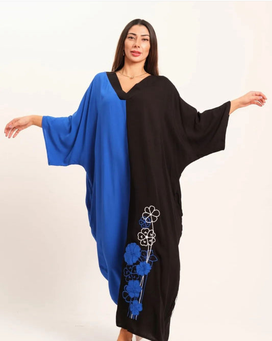 Robe Évasion Noir et bleu