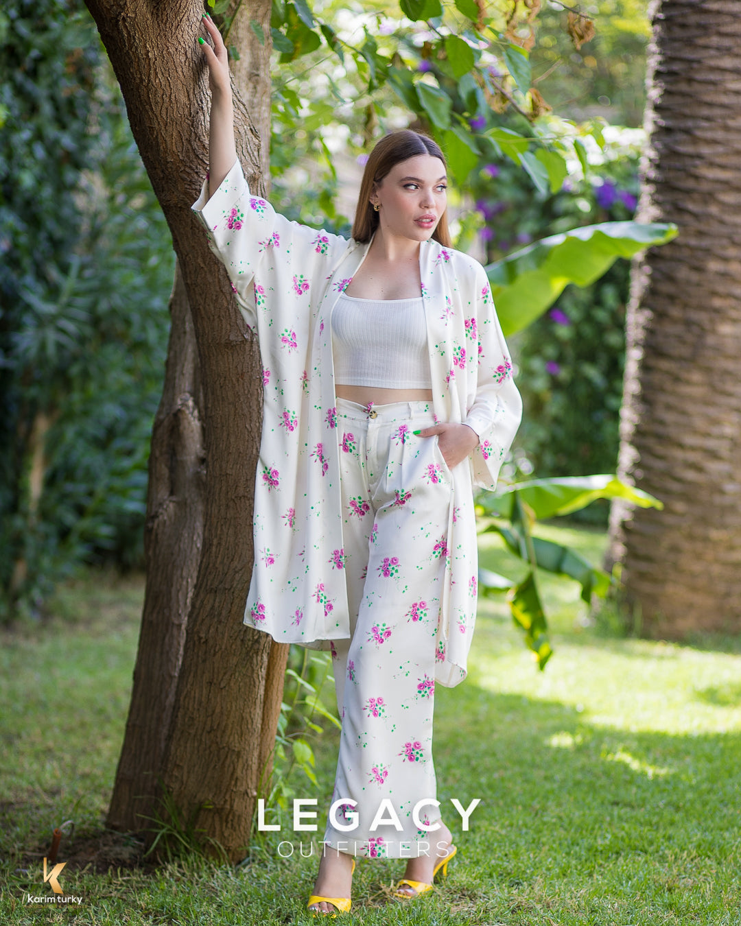 Set Kimono rosabelle satiné léger et chic