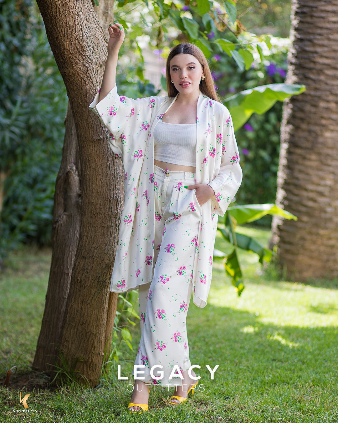 Set Kimono rosabelle satiné léger et chic