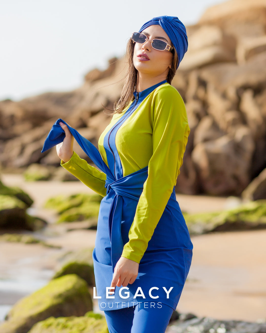 Burkini Bleu Pistache