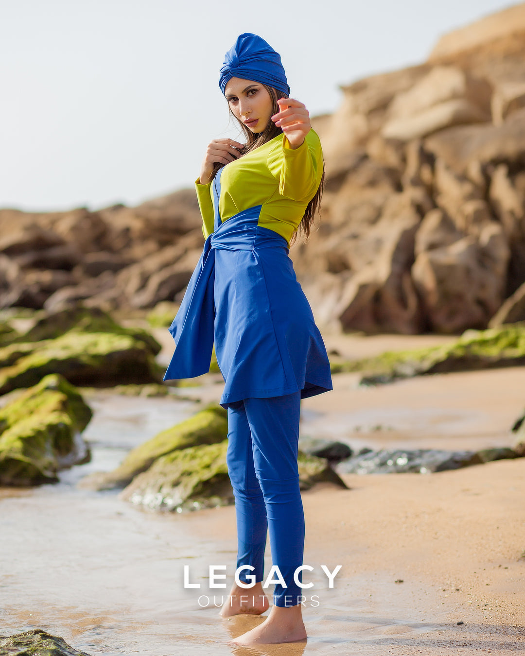 Burkini Bleu Pistache