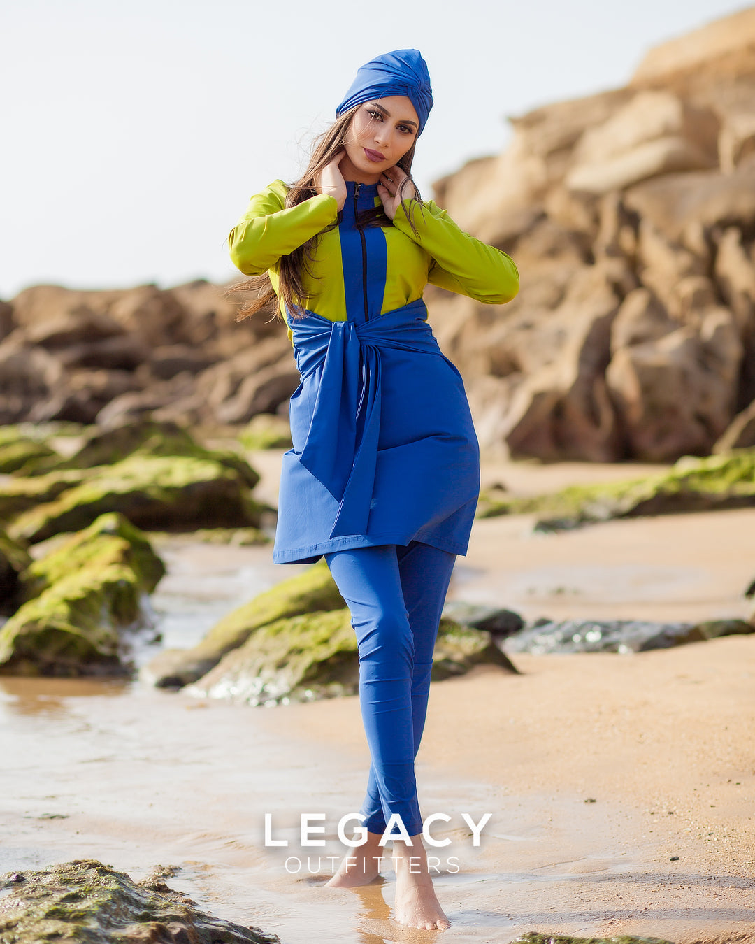 Burkini Bleu Pistache