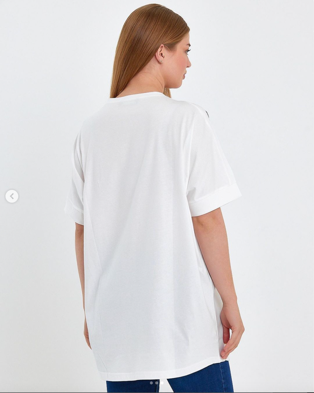 T-shirt Blanc imprimé