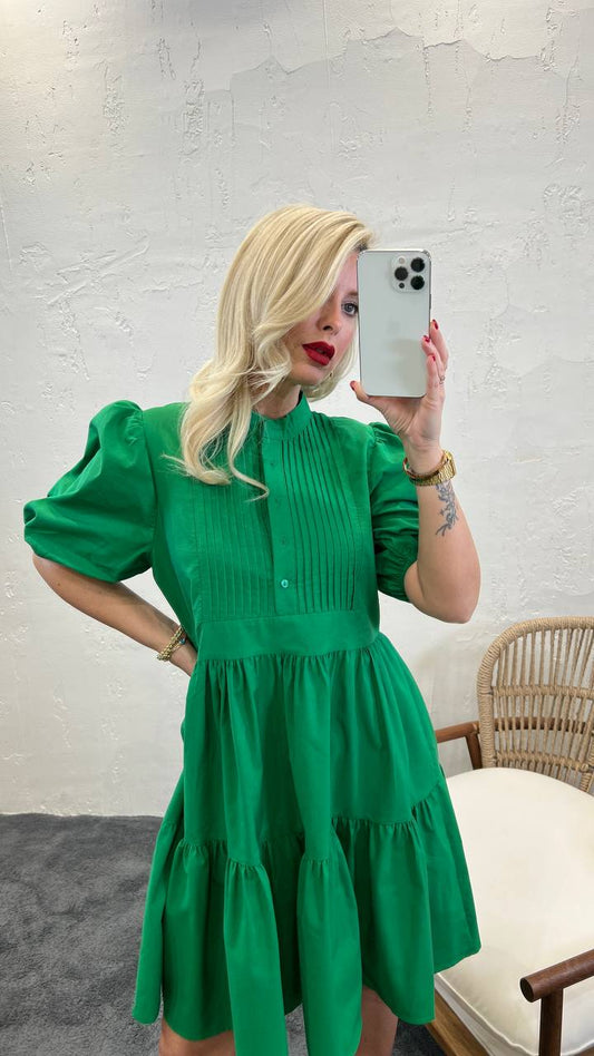 Robe Verte demi manche